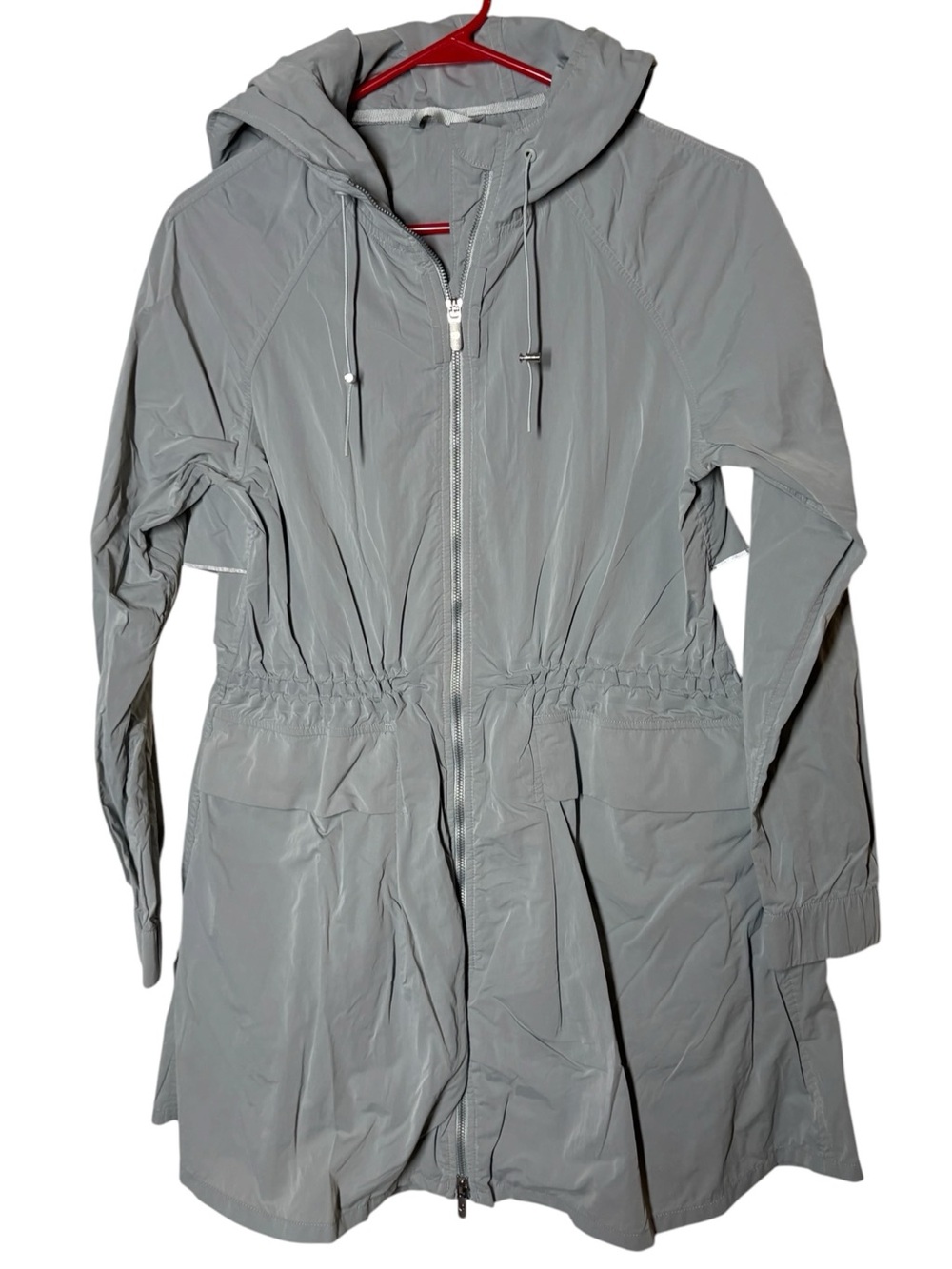 {EUC} LULULEMON Slate Blue Pack & Glyde Silver Drop Jacket - Size 4 - Picture 3 of 8